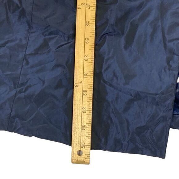 Allen Schwartz ABS Silver Label Puff Jacket Womens Size Medium Blue Elegant Coat - Picture 13 of 16